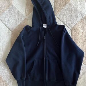 Aritzia Sweatfleece Cozy Fleece Boyfriend Zip Hoodie